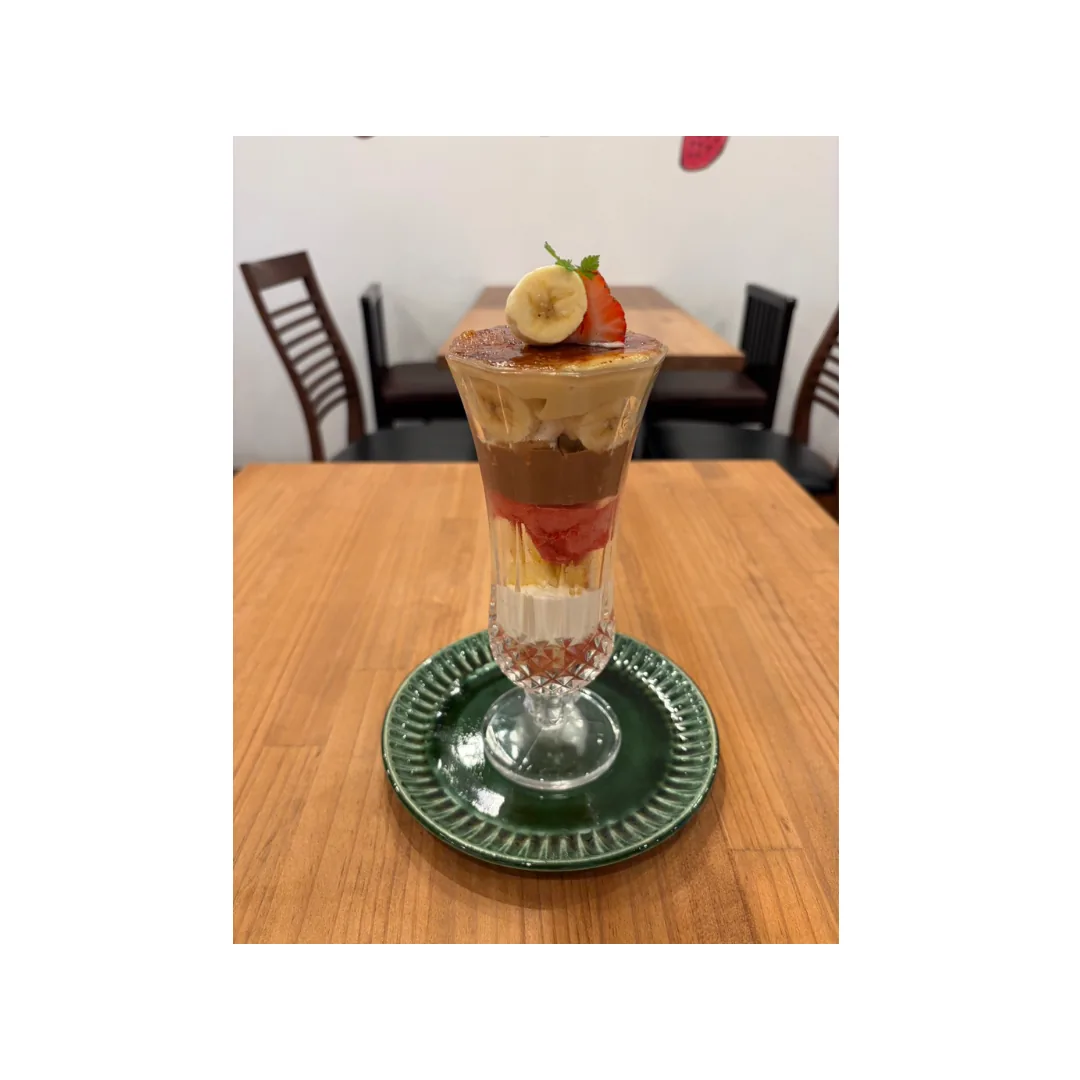 バナナブリュレパフェ